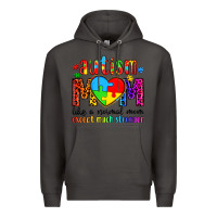 Smoke autism mom like a normal mom except much stronger Premium Hoodie - Artiststas