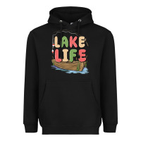 Black lake life Heavyweight Hoodie - MaliasSmallBusiness