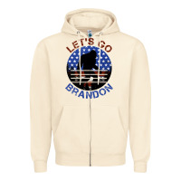 Sandshell let's go brandon bigfoot Zipper Hoodie - Jasminsmagicworld