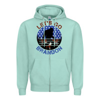 Let's Go Brandon Bigfoot Zipper Hoodie | Teevron