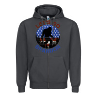 Smoke let's go brandon bigfoot Zipper Hoodie - Jasminsmagicworld