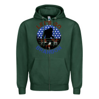 Sports Green let's go brandon bigfoot Zipper Hoodie - Jasminsmagicworld