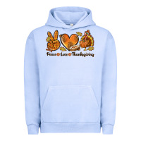 Pigment Grape Ice Peace Love Thanksgiving Urban Hoodie - texasbilliewilder