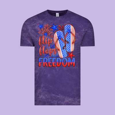 Flip Flops And Freedom Vintage Tee Designed By Hra Design Shop