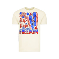Vintage Arctic flip flops and freedom Vintage Tee - HRA Design Shop