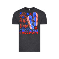 Vintage Black flip flops and freedom Vintage Tee - HRA Design Shop