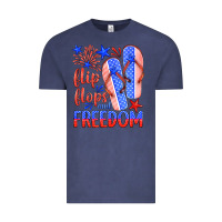 Vintage Denim flip flops and freedom Vintage Tee - HRA Design Shop