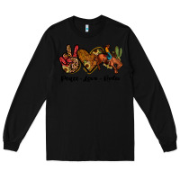 Black peace love rodeo Long Sleeve Tee - JahusDesignShop