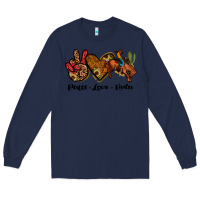 Navy peace love rodeo Long Sleeve Tee - JahusDesignShop