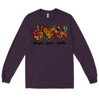 Plum peace love rodeo Long Sleeve Tee - JahusDesignShop