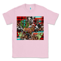 Bubblegum Pink christmas reinder Classic Tee - JahusDesignShop