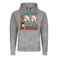 Cloud Rock i tackled 100 days of school baseball Vintage Hoodie - Zillion Design Studio