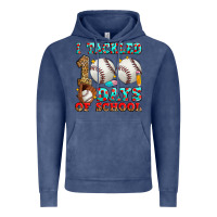 Vintage Denim i tackled 100 days of school baseball Vintage Hoodie - Zillion Design Studio