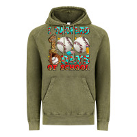 Vintage Olive i tackled 100 days of school baseball Vintage Hoodie - Zillion Design Studio