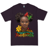 Plum juneteenth african girl Premium Tee - BarkalooDesign