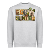 Heather Grey Egg Hunter Easter Day Heavyweight Sweatshirt - Neo Western