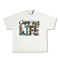 Pistachio camping life Urban Heavy Tee - CowhideDigitalArt