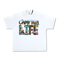 White camping life Urban Heavy Tee - CowhideDigitalArt