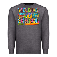 Charcoal Heather welcome school Premium Sweatshirt - NancyCooperArtShop
