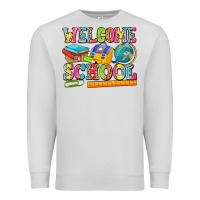 Dove Grey welcome school Premium Sweatshirt - NancyCooperArtShop
