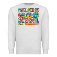 Oatmeal Heather welcome school Premium Sweatshirt - NancyCooperArtShop