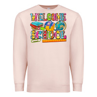 Pale Pink welcome school Premium Sweatshirt - NancyCooperArtShop