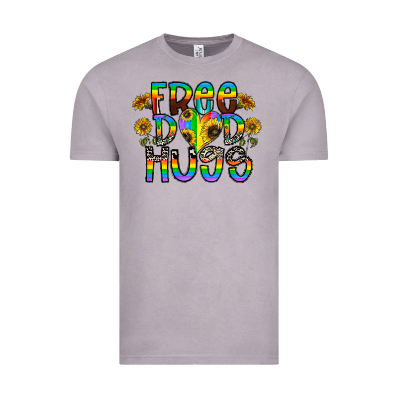 Free Dad Hugs Vintage Tee by CowhideDigitalArt | Teevron