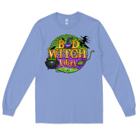 Colony Blue bad witch vibes Long Sleeve Tee - BundleAndBundleShop