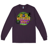 Plum bad witch vibes Long Sleeve Tee - BundleAndBundleShop