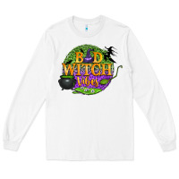 White bad witch vibes Long Sleeve Tee - BundleAndBundleShop