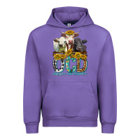 Tulip Obsessive Cow Disorder with Cows Urban Hoodie - texasbilliewilder