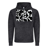Vintage Black distressed cowhide pattern Vintage Hoodie - RanaPortraitStore