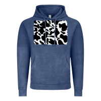 Vintage Denim distressed cowhide pattern Vintage Hoodie - RanaPortraitStore