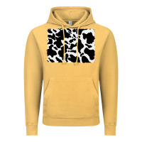 Vintage Mustard distressed cowhide pattern Vintage Hoodie - RanaPortraitStore