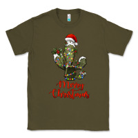 Army Green merry christmas cactus Classic Tee - RanaPortraitStore