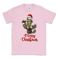 Bubblegum Pink merry christmas cactus Classic Tee - RanaPortraitStore