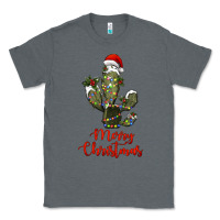 Charcoal Heather merry christmas cactus Classic Tee - RanaPortraitStore