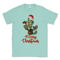 Seafoam merry christmas cactus Classic Tee - RanaPortraitStore