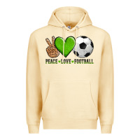 Pina Colada peace love soccer Premium Hoodie - AdoDesignShop