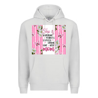 Dove Grey mother's day inspirational quotes Premium Hoodie - Artiststas