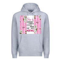 Heather Grey mother's day inspirational quotes Premium Hoodie - Artiststas