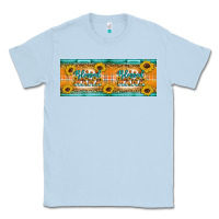Dusty Blue Blessed mama Classic Tee - Artiststas