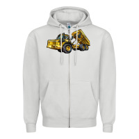 Dove Grey Articulated Hauler Zipper Hoodie - LillyAllenDesigns