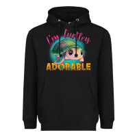 Black im turtley adorable Heavyweight Hoodie - NancyCooperArtShop