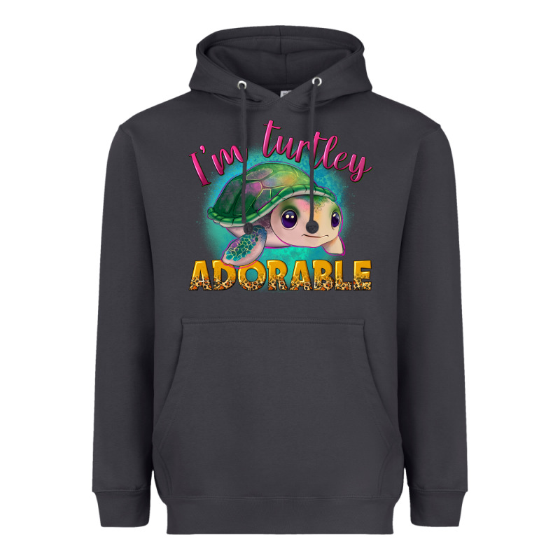 Im Turtley Adorable Heavyweight Hoodie by NancyCooperArtShop | Teevron