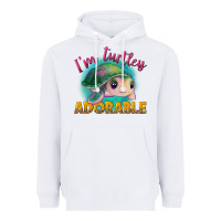 White im turtley adorable Heavyweight Hoodie - NancyCooperArtShop