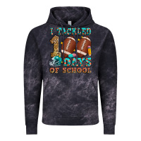 Cloud Black i tackled 100 days of school american football Vintage Hoodie - Zillion Design Studio