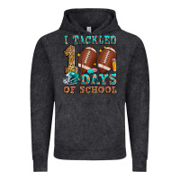 Vintage Black i tackled 100 days of school american football Vintage Hoodie - Zillion Design Studio
