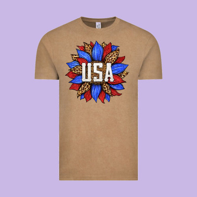 American Sunflower Vintage Tee Designed By Hra Design Shop