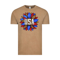 Vintage Coffee american sunflower Vintage Tee - HRA Design Shop